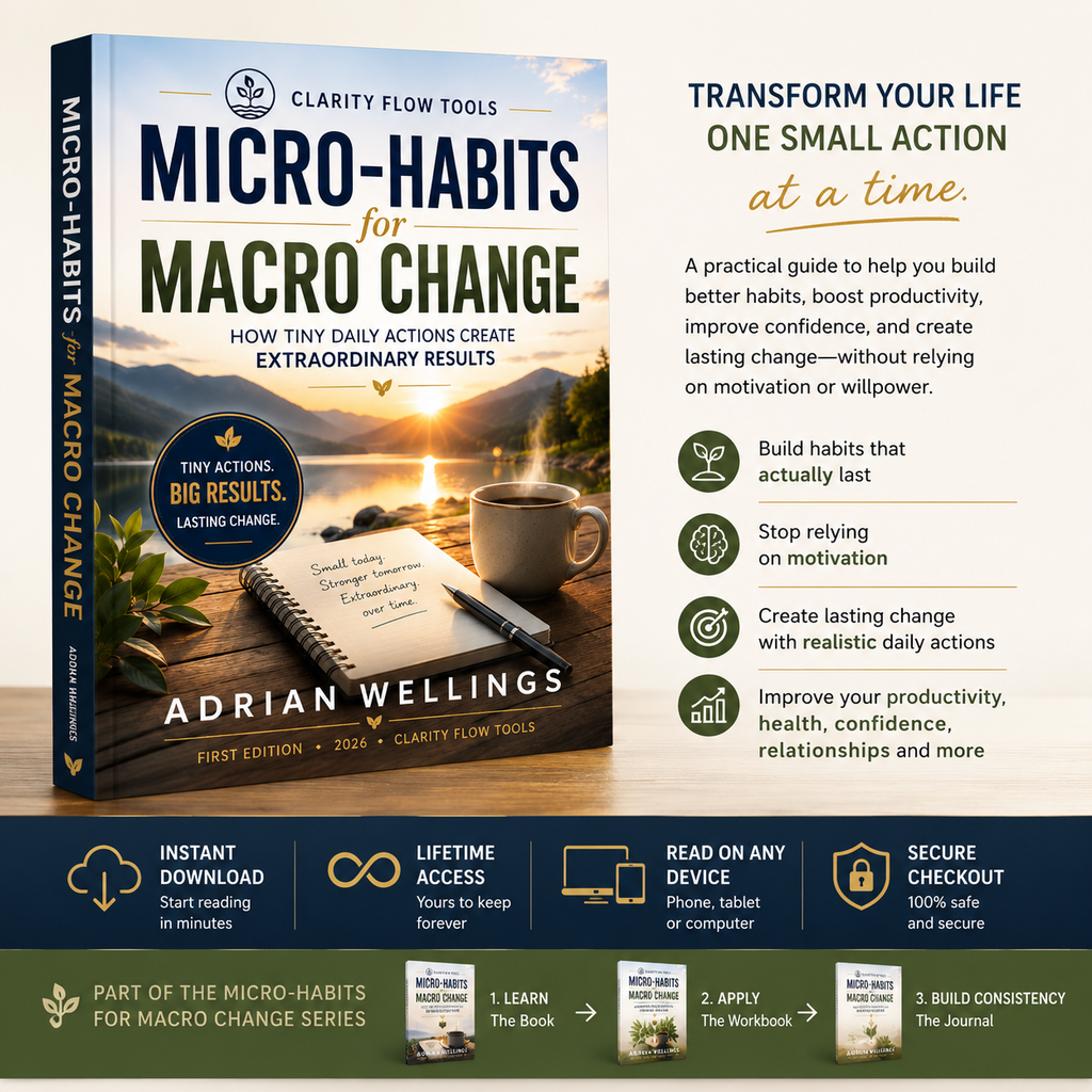 Micro-Habits for Macro Change: The Proven System for Building Lasting Habits Through Tiny Daily Actions