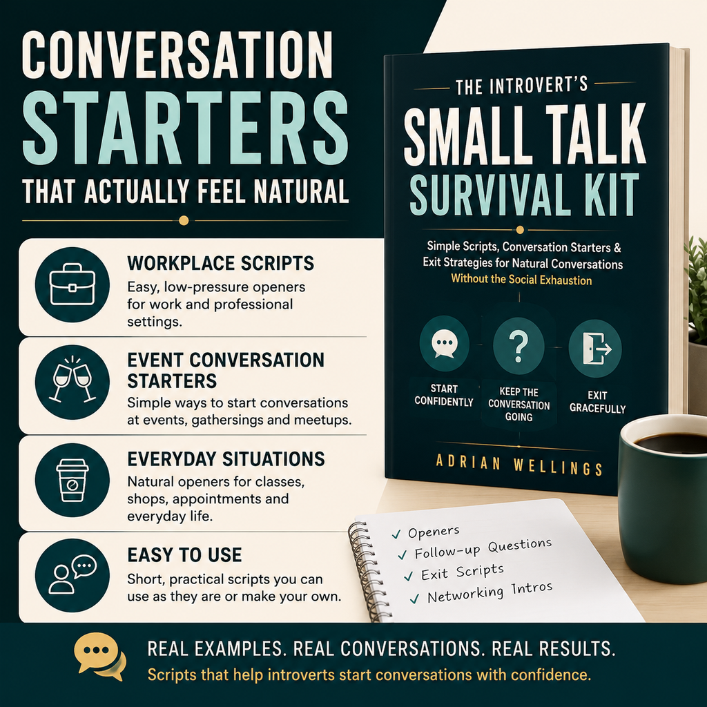 The Introvert's Small Talk Survival Kit - Simple Scripts, Conversation Starters & Exit Strategies for Natural Conversations Without the Social Exhaustion