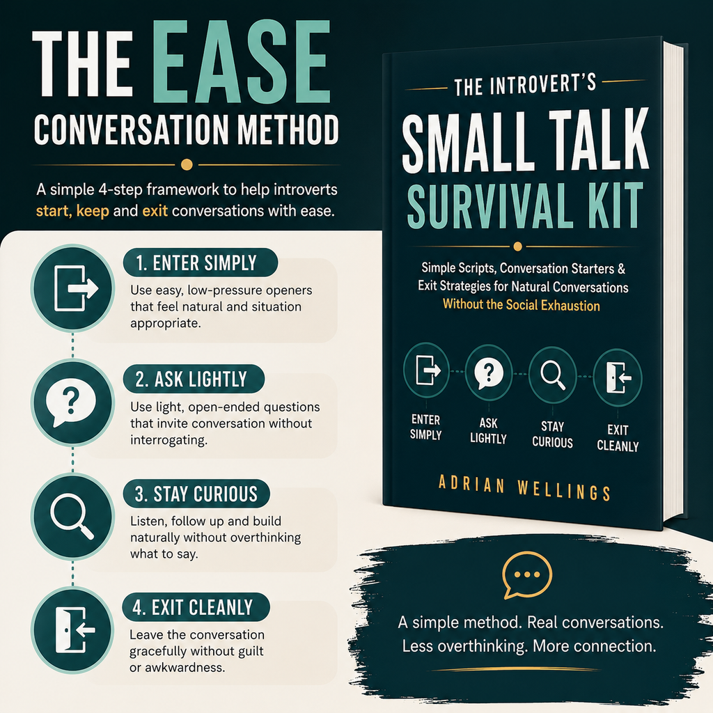The Introvert's Small Talk Survival Kit - Simple Scripts, Conversation Starters & Exit Strategies for Natural Conversations Without the Social Exhaustion