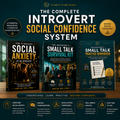 The Complete Introvert Social Confidence System | Three practical resources working together to help you overcome social anxiety, master natural conversations, and build lasting confidence without pretending to be someone you're not.