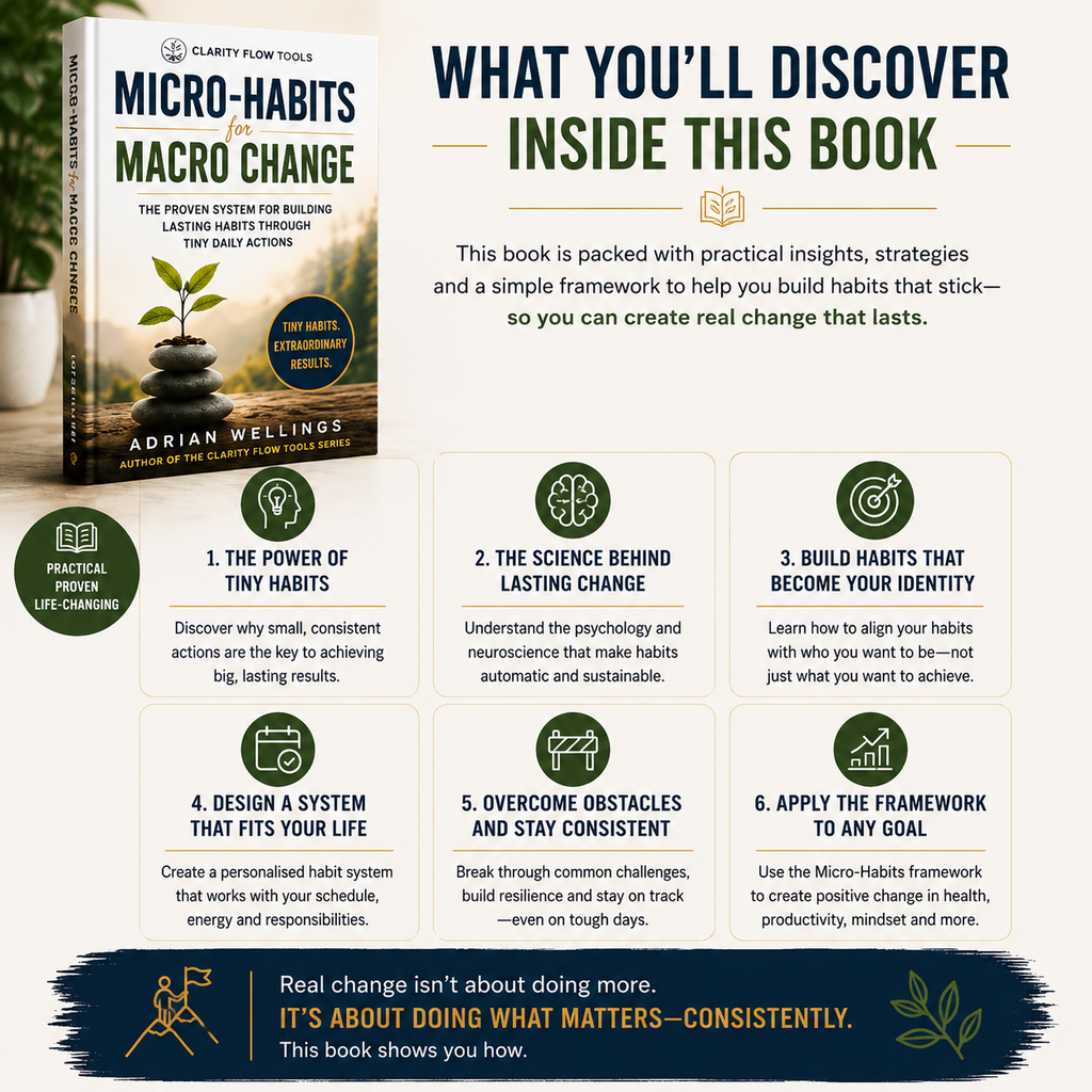 Micro-Habits for Macro Change: The Proven System for Building Lasting Habits Through Tiny Daily Actions